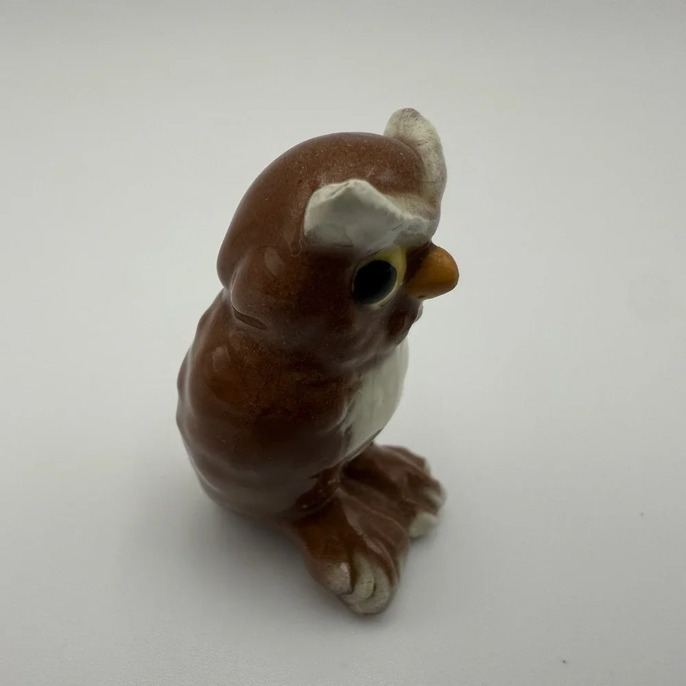 Hagen Renaker Vintage Retired Miniature Figurine Owl Whimsical Mini Tiny Tricket
